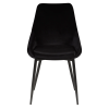 chaise darius velours noir 2 chaise darius velours noir 2