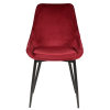 chaise darius velours rouge 2 chaise darius velours rouge 2