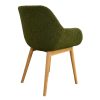 chaise maggie tissu bouclé vert 2 chaise maggie tissu boucle vert 2