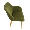 chaise maggie tissu bouclé vert 4 chaise maggie tissu boucle vert 4