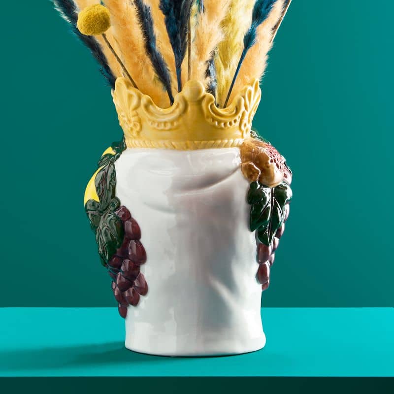 vase décoratif Moro téte maure sicilienne 2 vase decoratif Moro tete maure sicilienne 2