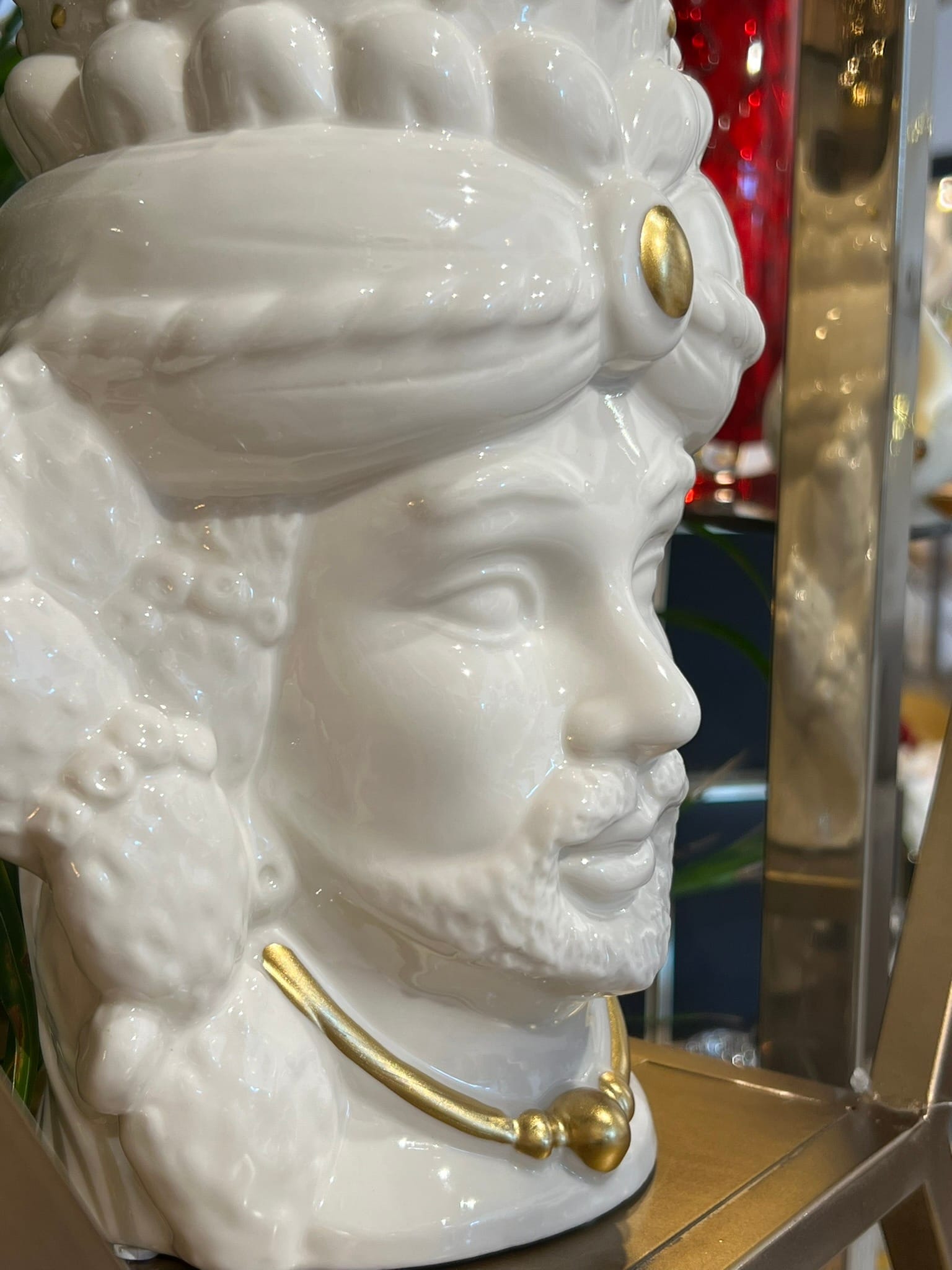 vase visage buste homme tete de maure sicilienne 2 vase visage buste homme tete de maure sicilienne 2