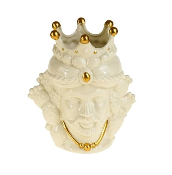 vases téte de maures porcelaine blanche4 vases tete de maures porcelaine blanche4