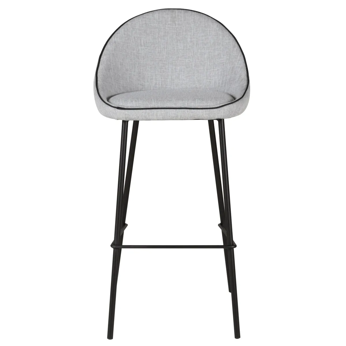tabouret snack Mondo tissu gris clair Chaise snack Mondo tissu gris clair