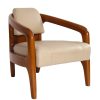 Fauteuil Club Daytona Cuir Beige 2 Fauteuil Club Daytona Cuir Beige 2