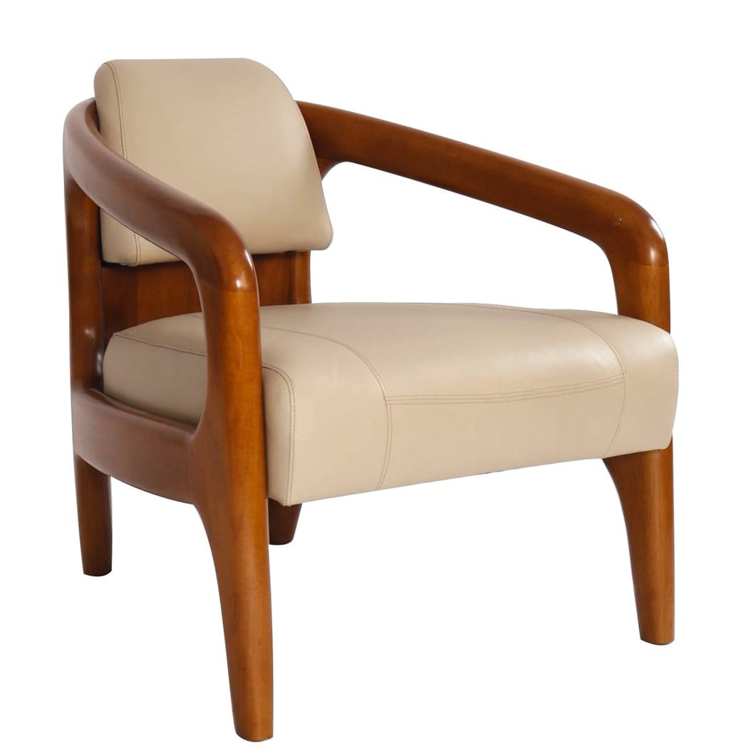 Fauteuil Club Daytona Cuir Beige 2 Fauteuil Club Daytona Cuir Beige 2