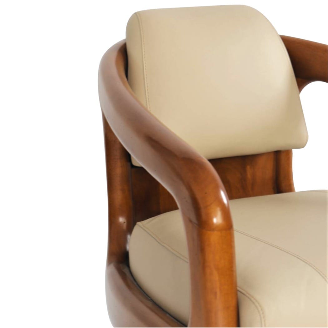 Fauteuil Club Daytona Cuir Beige 4 Fauteuil Club Daytona Cuir Beige 4