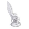 Fauteuil Emmanuelle En Rotin blanc 4 Fauteuil Emmanuelle En Rotin blanc 4