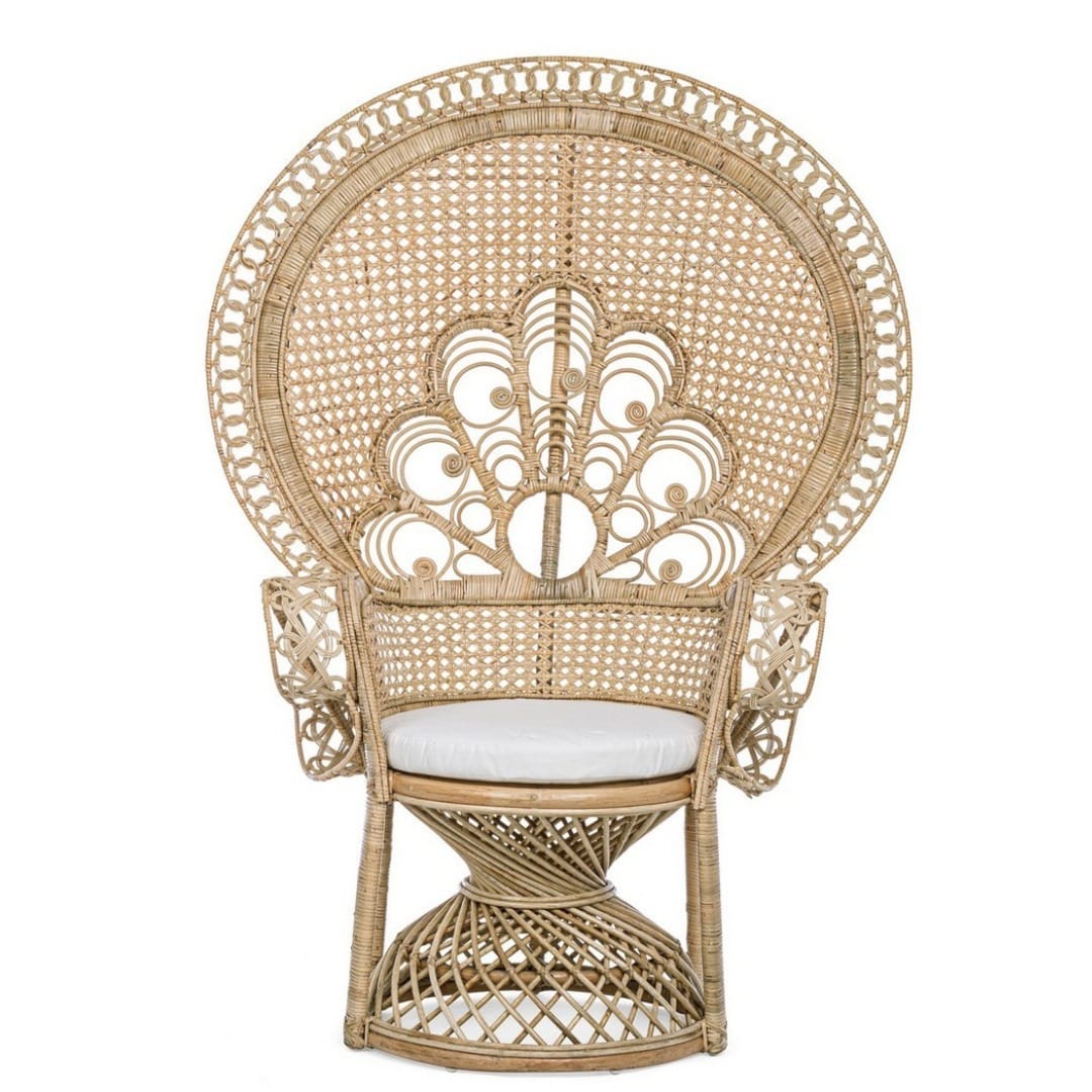 Fauteuil Peacock fauteuil emmanuelle naturel 1bis