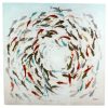 Peinture Tourbillon De Poissons Colorés (1) Peinture Tourbillon De Poissons Colores 1