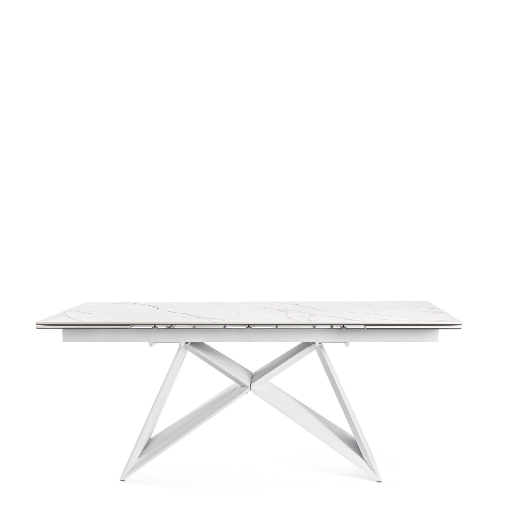 Table de repas céramique extensible aliisa Table de repas céramique extensible Aliisa Blanche – Une table blanche design et moderne