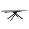 Table repas extensible gris mat Joline 1