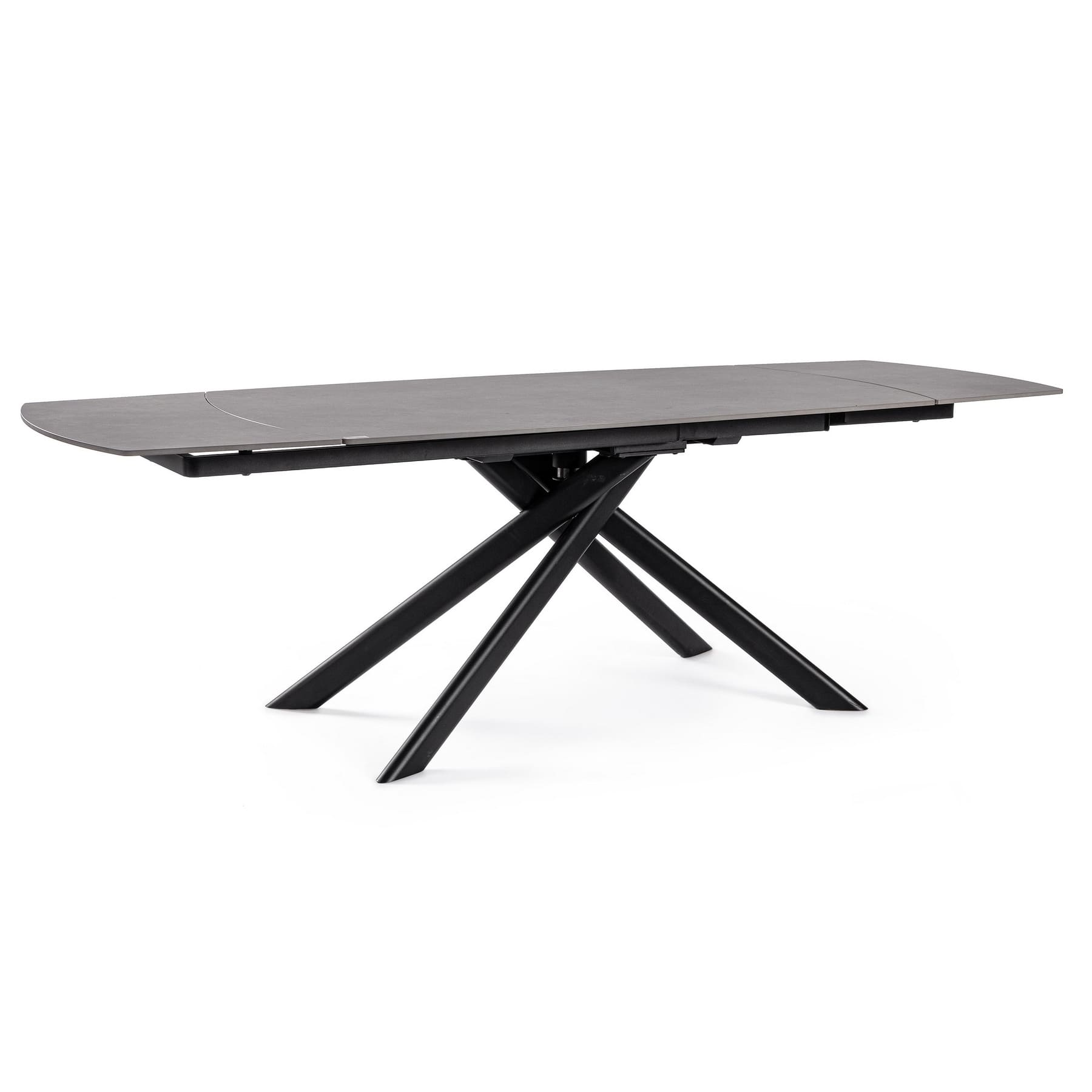 Table repas extensible gris mat Joline 1