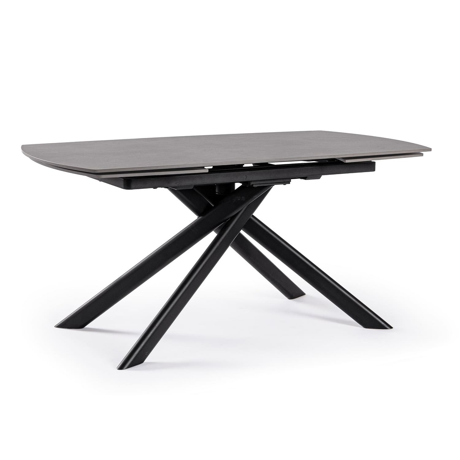 Table repas extensible gris mat Joline 2