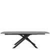 Table repas extensible gris mat Joline - Facilité au quotidien