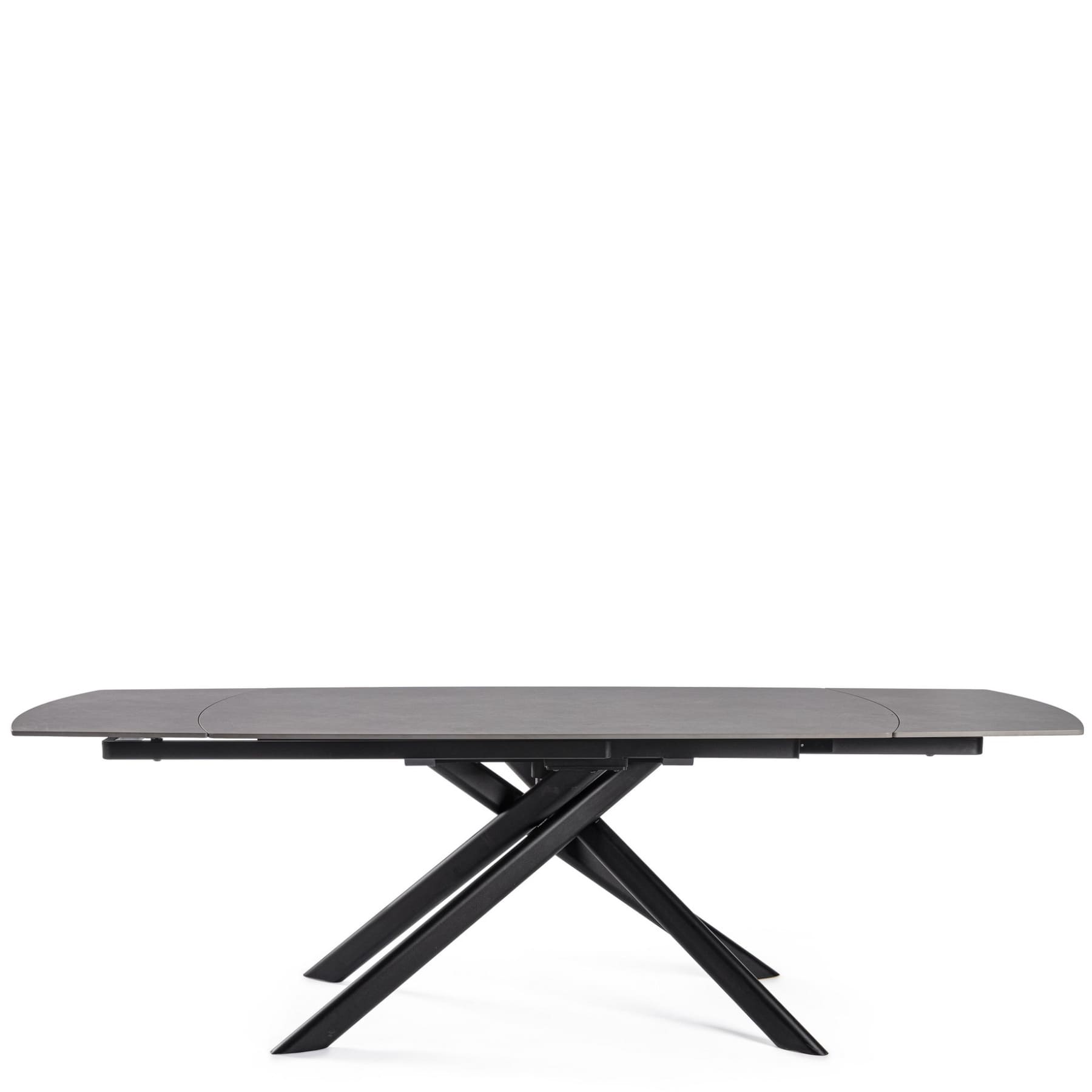 Table repas extensible gris mat Joline - Facilité au quotidien