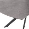 Table repas extensible gris mat Joline 5 Photoroom