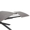 Table repas extensible gris mat Joline 6