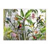 Tableau En Diptyque Jungle Exotique fond argenté2 (1) Tableau En Diptyque Jungle Exotique fond argente2 1