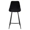 Tabouret bar darius velours noir Tabouret bar darius velours noir