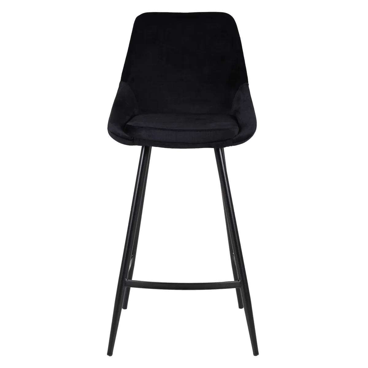 Tabouret bar darius velours noir Tabouret bar darius velours noir