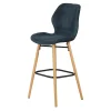 Tabouret snack Clark bleu 2 Tabouret snack Clark bleu 2
