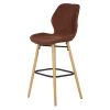 Tabouret snack Clark brun 2 Tabouret snack Clark brun 2