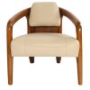 fauteuil-club-daytona-cuir-beige-majdeltier fauteuil club daytona cuir beige majdeltier
