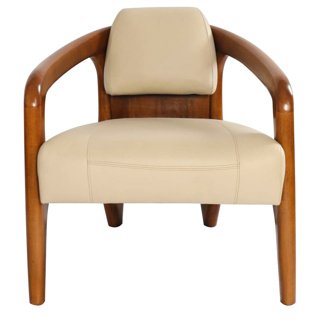 fauteuil-club-daytona-cuir-beige-majdeltier fauteuil club daytona cuir beige majdeltier