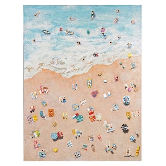 peinture Une journée à la plage 5 peinture Une journee a la plage 5