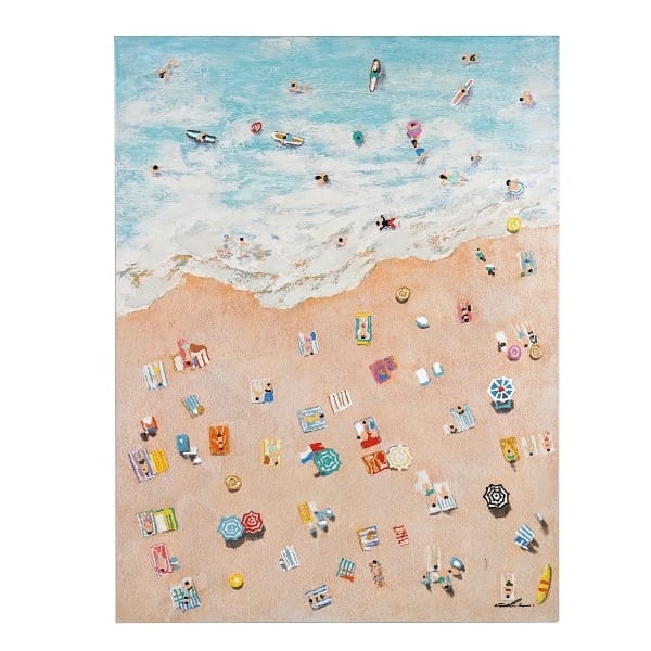 Peinture Une Journée A La Plage
