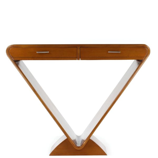 Console Icône Art Déco 100 cm - double tiroirs