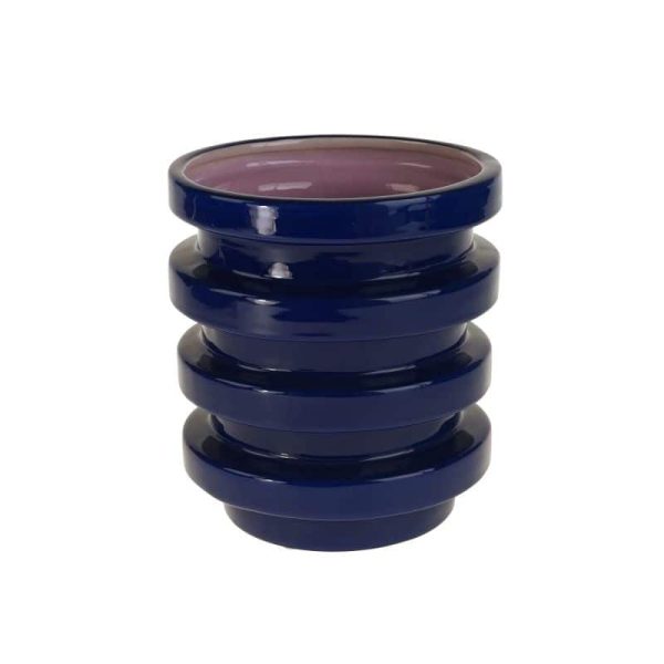 Vase Géométrique bleu et violet