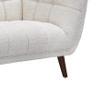 Canape Beryl 3 Places Boucle Blanc 3