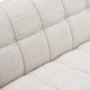 Canape Beryl 3 Places Boucle Blanc 7