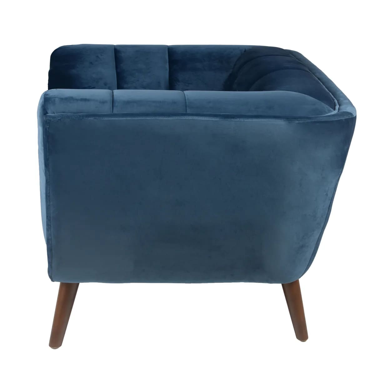 Fauteuil Beryl Velours Bleu 4