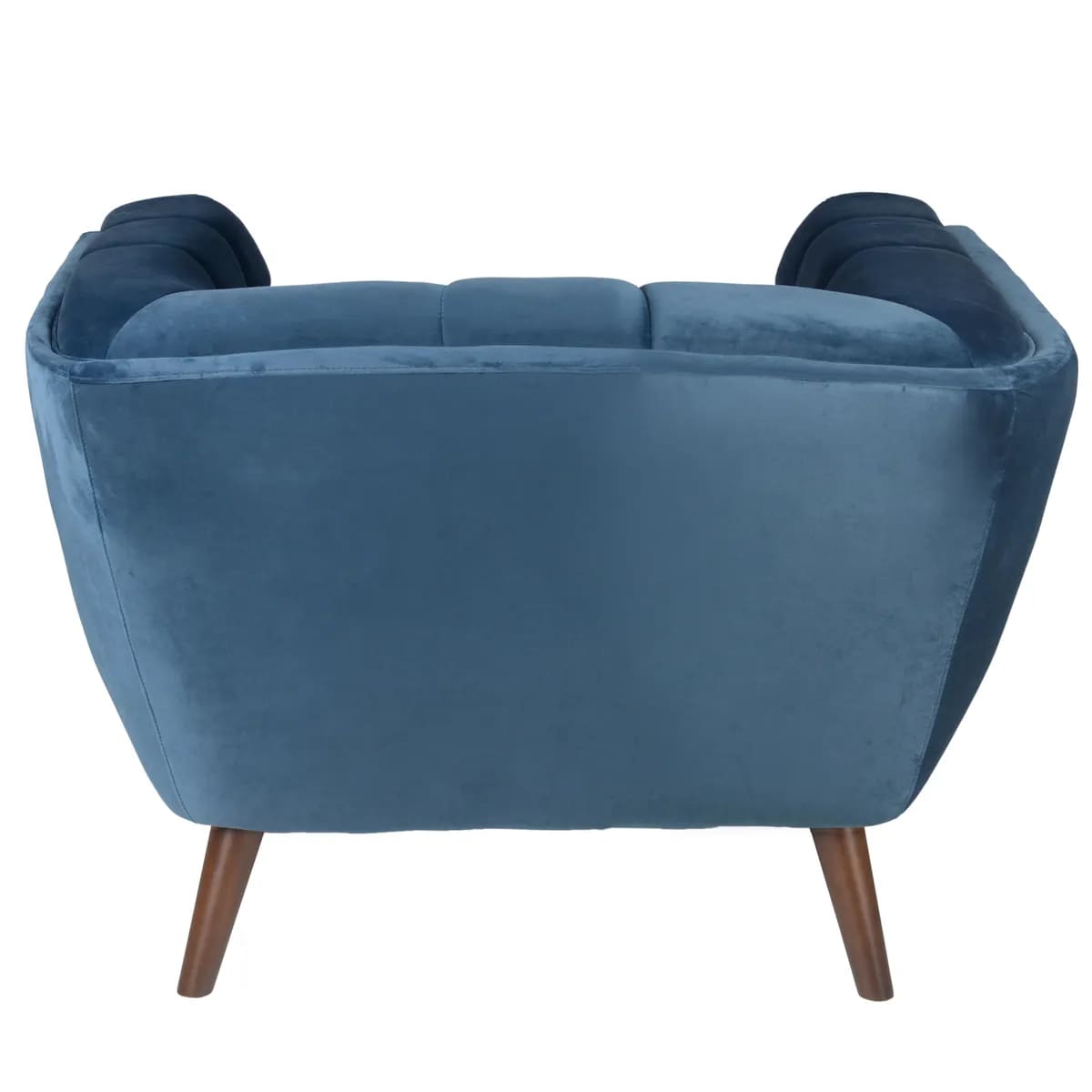 Fauteuil Beryl Velours Bleu 5
