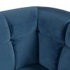 Fauteuil Beryl Velours Bleu 6