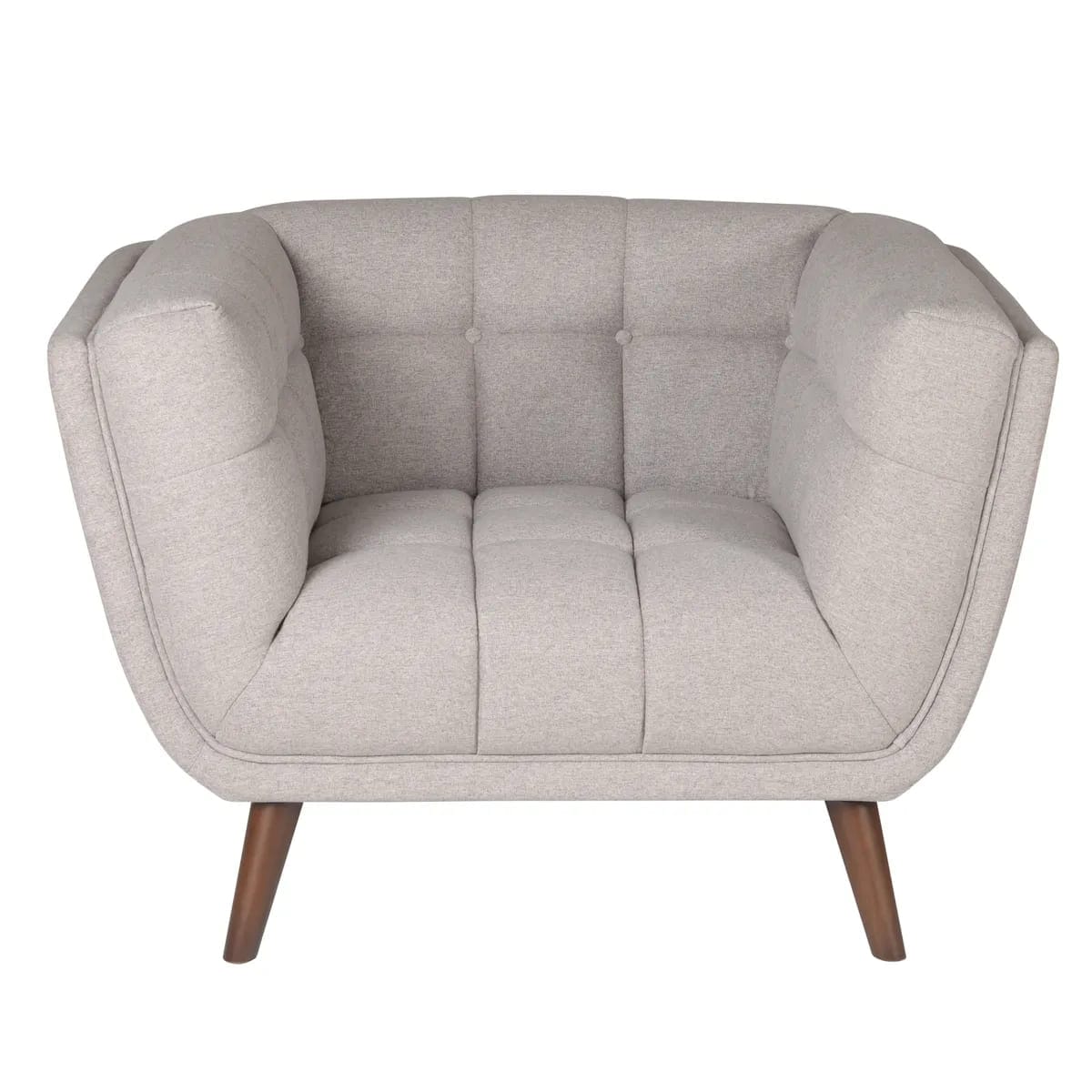 Fauteuil Beryl gris clair Fauteuil Beryl gris clair