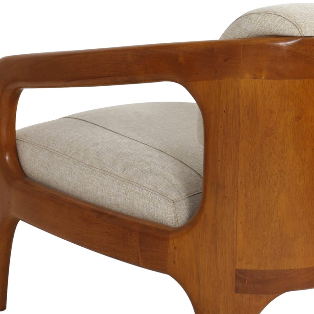 Fauteuil Club Daytona Tissu Beige 4 Fauteuil Club Daytona Tissu Beige 4