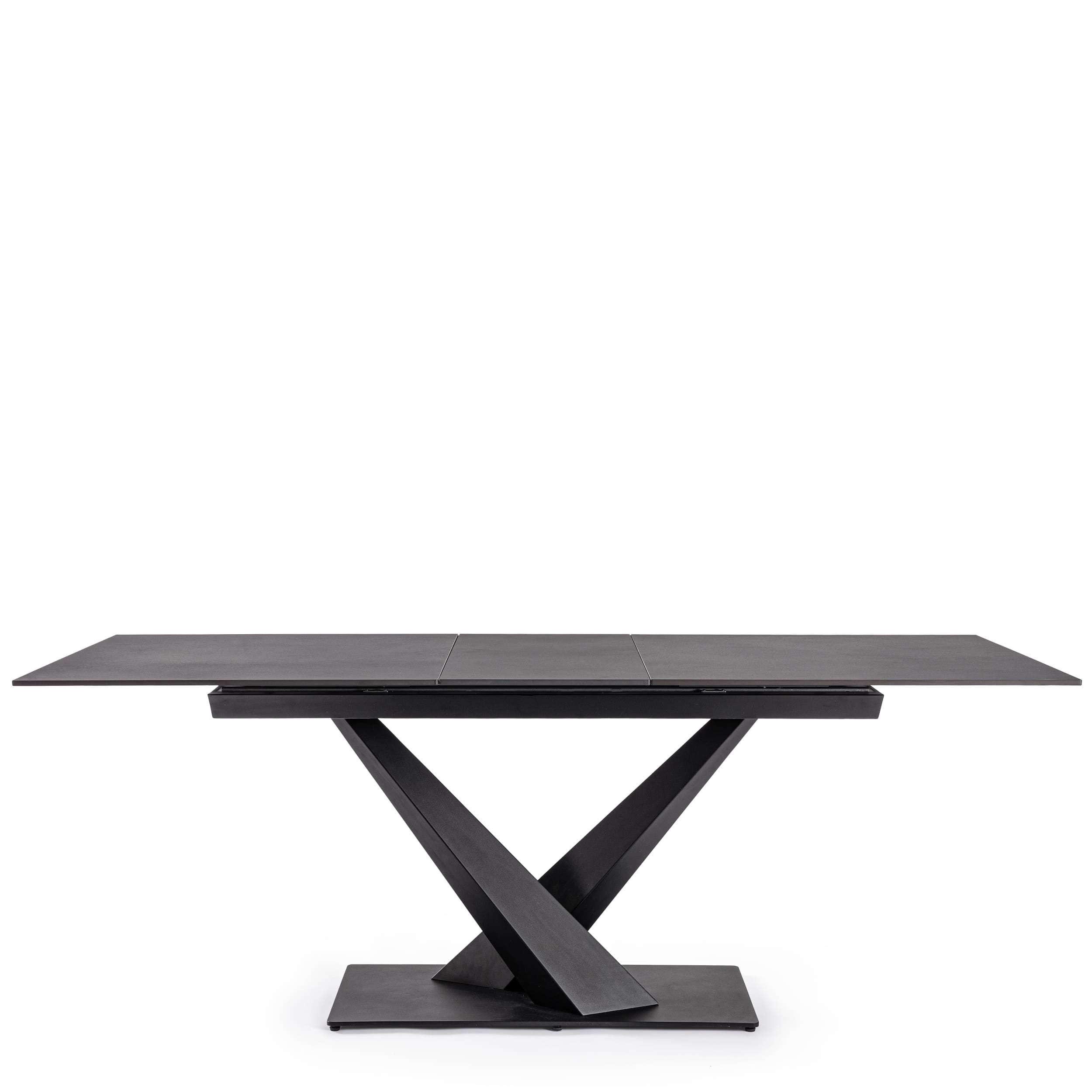 Table de Repas Céramique Extensible Noire Blaxx-design- table rectangulaire-majdeltier Table de Repas Céramique Extensible Noire Blaxx - Une Table céramique moderne et design