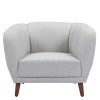 fauteuil marlo gris clair 1 fauteuil marlo gris clair 1