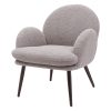 fauteuil oreo gris taupe laine bouclée 2 fauteuil oreo gris taupe laine bouclee 2
