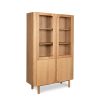 Buffet Vitrine Chene Clair Sirocco 4 Portes 5