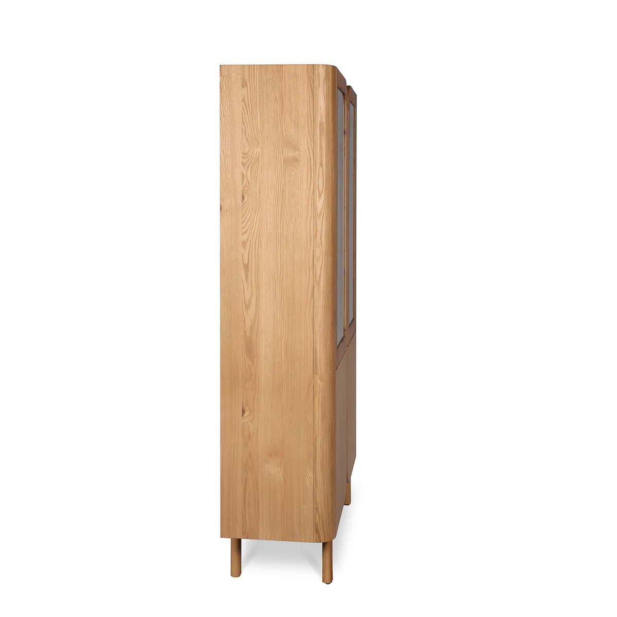 Buffet Vitrine Chene Clair Sirocco 4 Portes 7