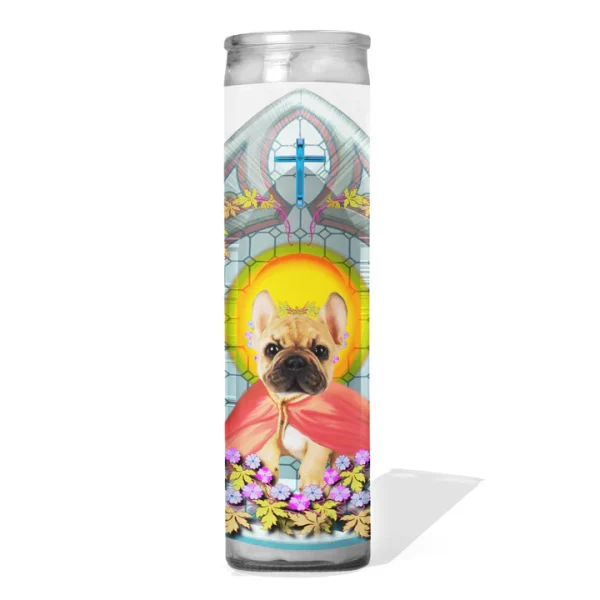Bougie De Prière Bouledogue