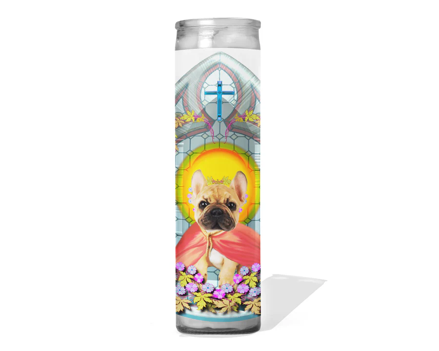 Bougie De Prière Bouledogue