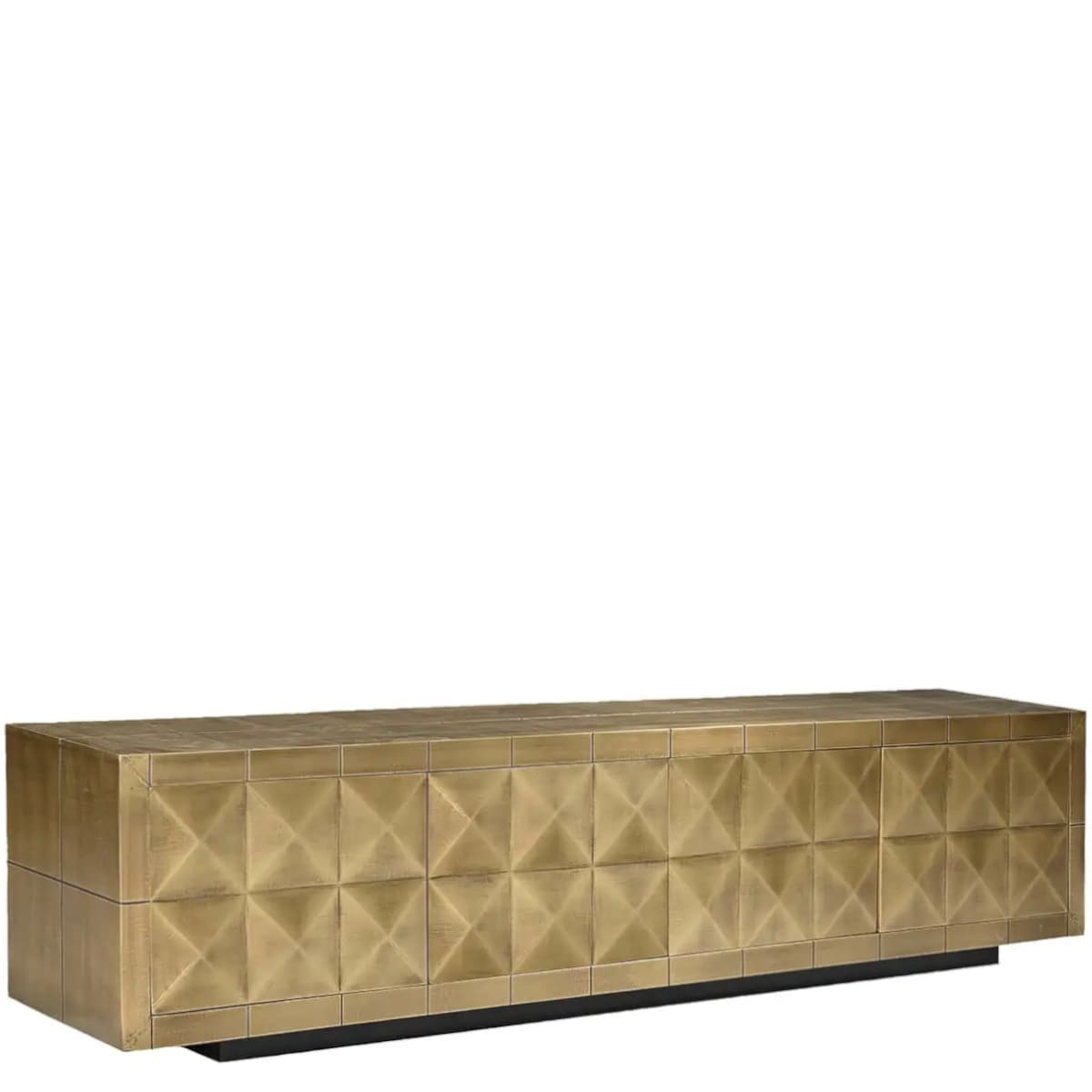 Meuble TV Collada 220 cm- laiton brossé-design-majdeltier-grand meuble tv2 (1) Meuble TV Collada laiton brosse design majdeltier grand meuble tv2 1