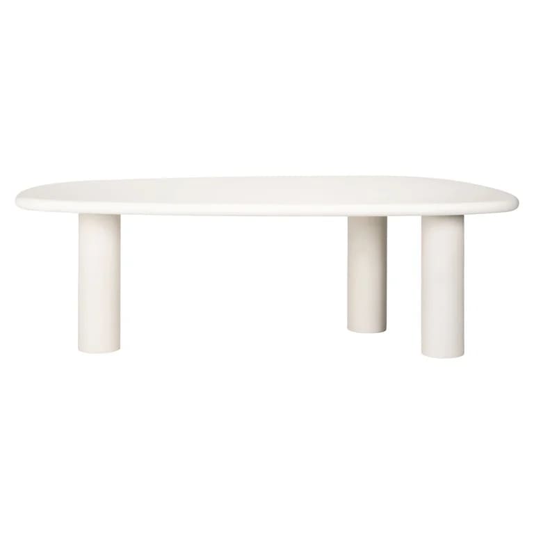 Table Bloomstone 235 cm -table blanche-table galet-forme-organique-majdeltier-design2 Table Bloomstone 235 cm table blanche table galet forme organique majdeltier design2