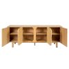 buffet sirocco 4 portes enfilade chene clair 7